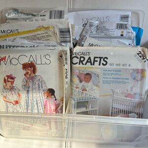 Various sewing patterns kid and baby lot McCall's Sewing Patterns Collection 🪡